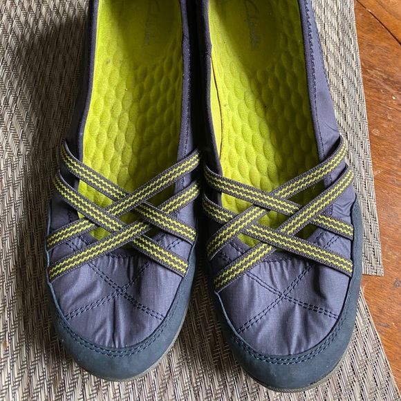 Clarks Shoes - Clarks Haley Toucan Walking Shoe Blue Sz 9.5